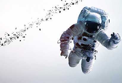 3d tapeta kozmonaut 29049
